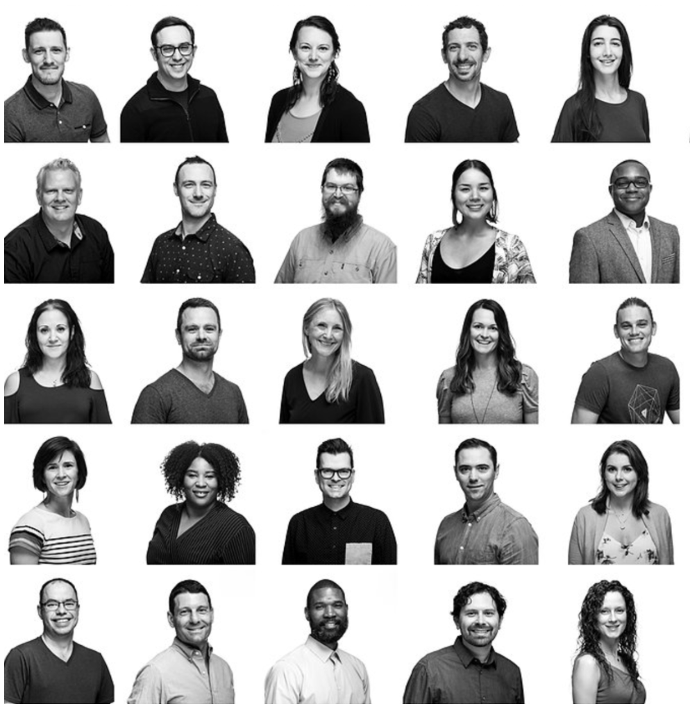 Mosaic of successful founders and entrepreneurs